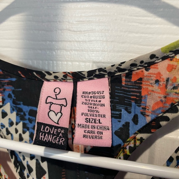 Love on a Hanger Multicolor Patterned Mini Dress - Picture 2 of 4